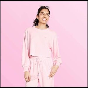 Crop Sweatshirt Stoney Clover Lane Target Pink medium